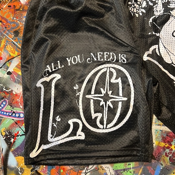 Nomadic Dead “All You Need is Love” Mesh shorts - Picture 4 of 5